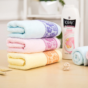 新款純棉無捻紗毛巾 廠家直銷，素色家用吸水不掉色